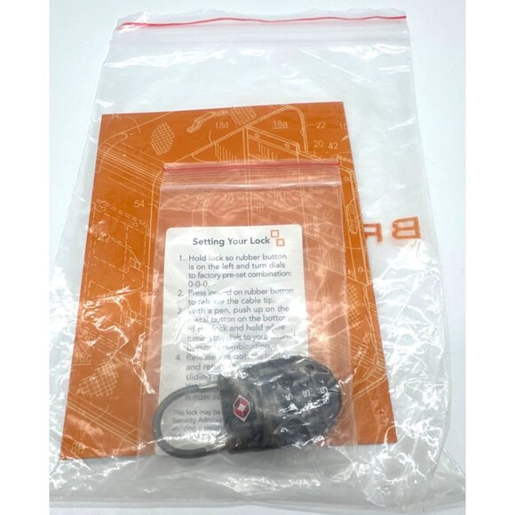 Briggs & Riley TSA Combination Luggage Lock TSA007 NEW Security - Picture 4 of 6